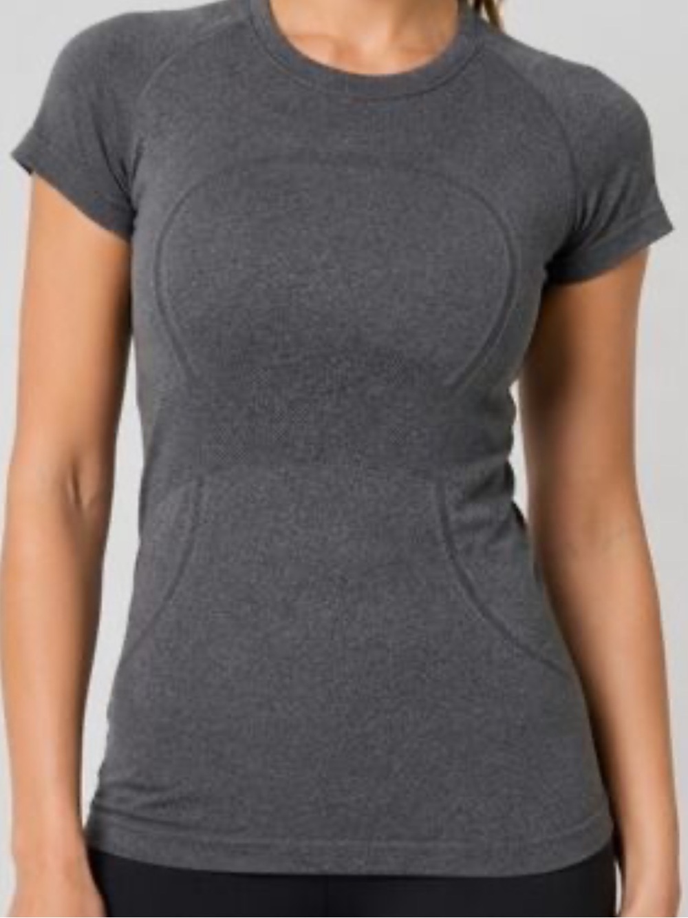 lululemon athletica Swiftly Gray Short Sleeve Athletic Tee